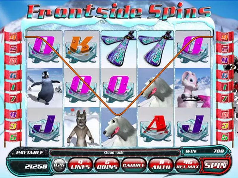 Frontside Spins  Real Money Slot made by Saucify - Main Screen Reels
