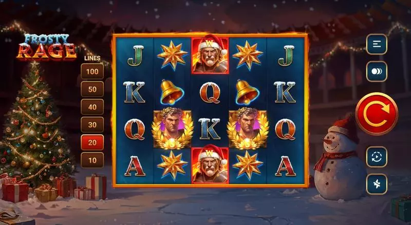 Frosty Rage  Real Money Slot made by TrueLab Games - Main Screen Reels