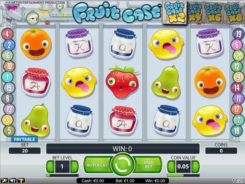 Fruit Case  Real Money Slot made by NetEnt - Main Screen Reels