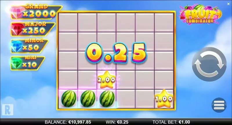 Fruit Combinator  Real Money Slot made by ReelPlay - Winning Screenshot