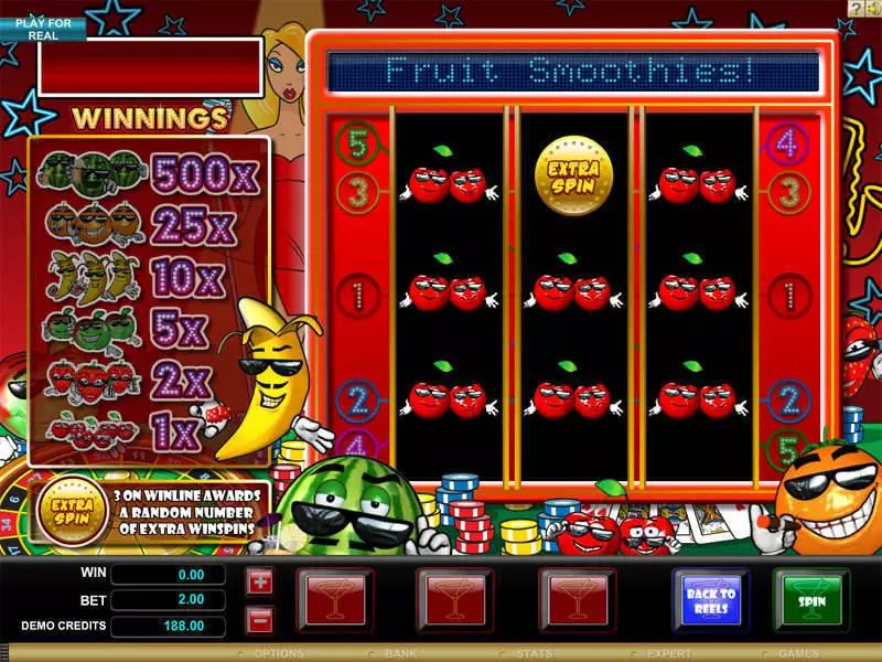 Fruit Smoothie  Real Money Slot made by Microgaming - Bonus 1