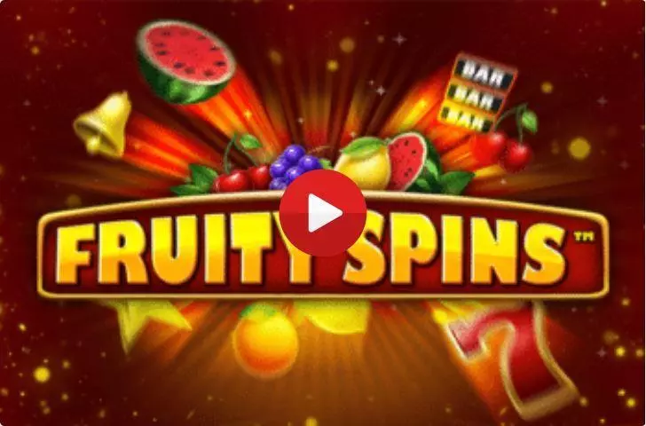 Fruity Spins  Real Money Slot made by Dragon Gaming - Introduction Screen