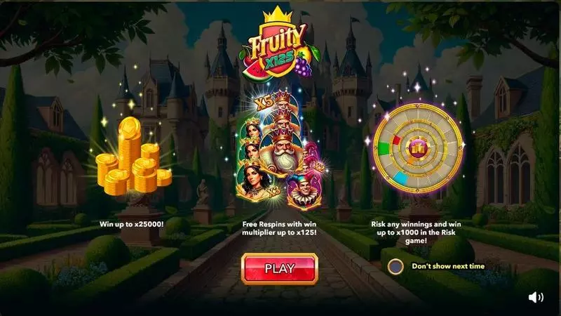 Fruity X125  Real Money Slot made by Mascot Gaming - Info and Rules