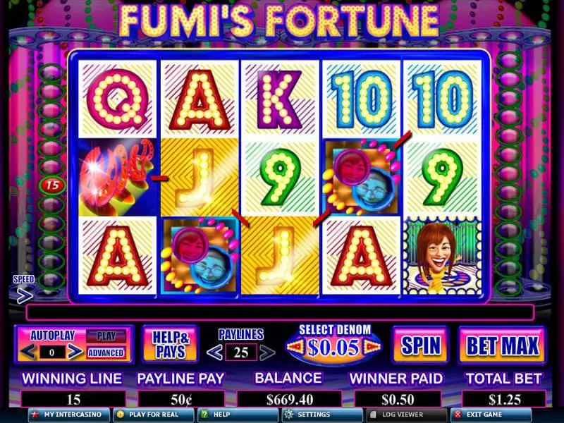 Fumi's Fortune  Real Money Slot made by Genesis - Main Screen Reels