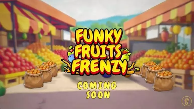 Funky Fruits Frenzy  Real Money Slot made by Dragon Gaming - Introduction Screen