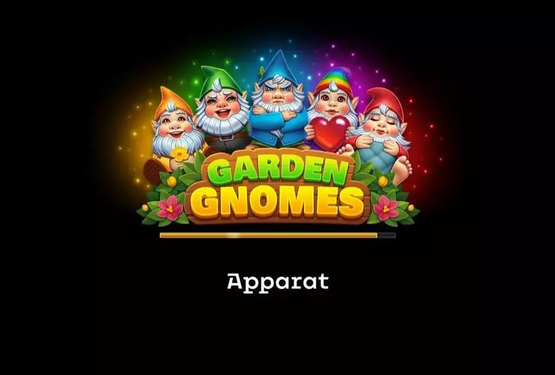Garden Gnomes  Real Money Slot made by Apparat Gaming - Introduction Screen