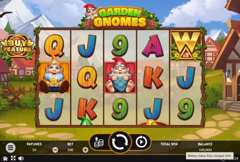 Garden Gnomes  Real Money Slot made by Apparat Gaming - Main Screen Reels