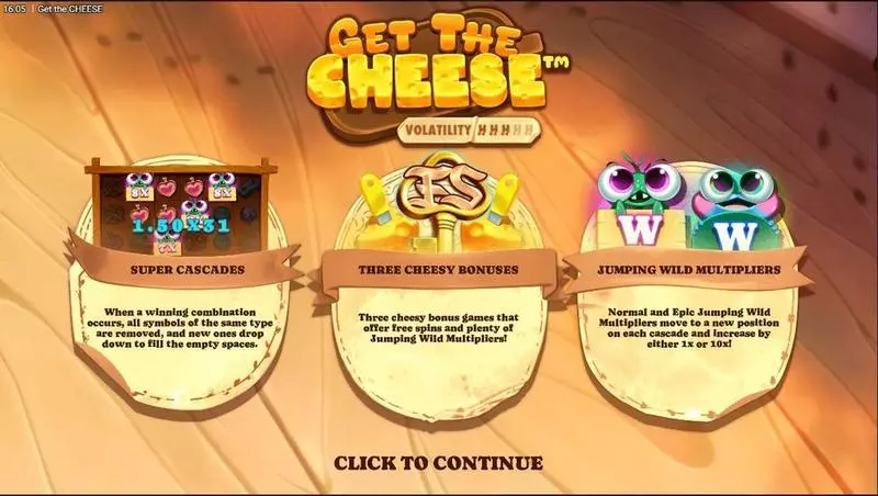 Get The Cheese  Real Money Slot made by Hacksaw Gaming - Info and Rules