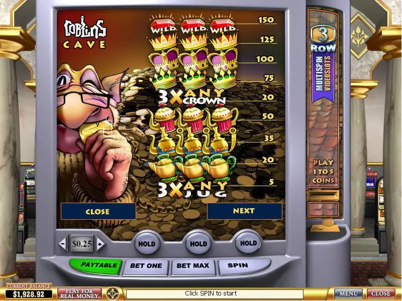 Goblin's Cave  Real Money Slot made by PlayTech - Info and Rules