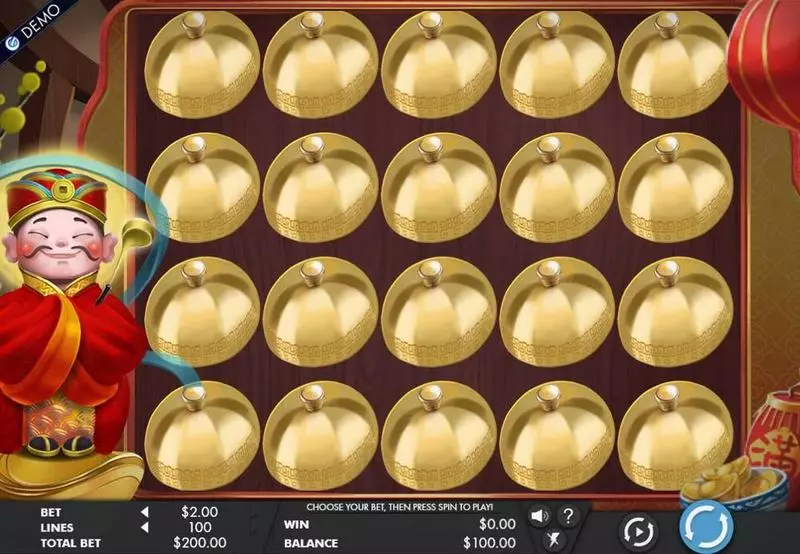God Of Cookery  Real Money Slot made by Genesis - Main Screen Reels