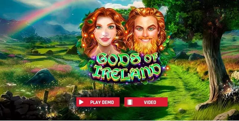 Gods of Ireland  Real Money Slot made by Red Rake Gaming - Introduction Screen