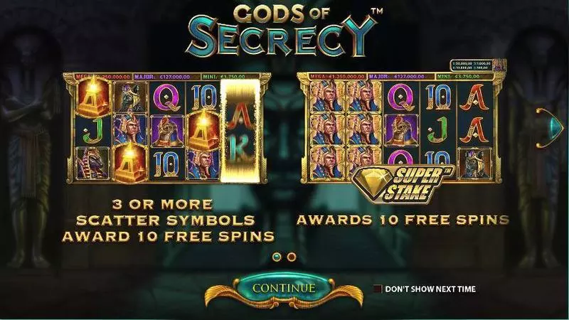 Gods of Secrecy  Real Money Slot made by StakeLogic - Info and Rules