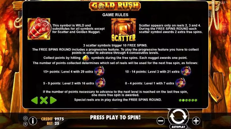 Gold Rush  Real Money Slot made by Pragmatic Play - Bonus 1