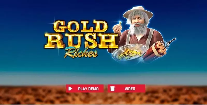 Gold Rush Riches  Real Money Slot made by Red Rake Gaming - Introduction Screen