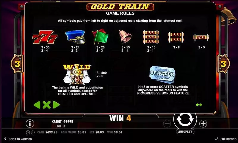 Gold Train  Real Money Slot made by Pragmatic Play - Info and Rules