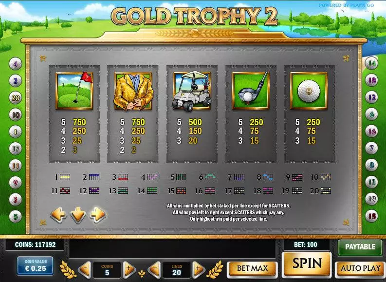 Gold Trophy 2  Real Money Slot made by Play'n GO - Info and Rules