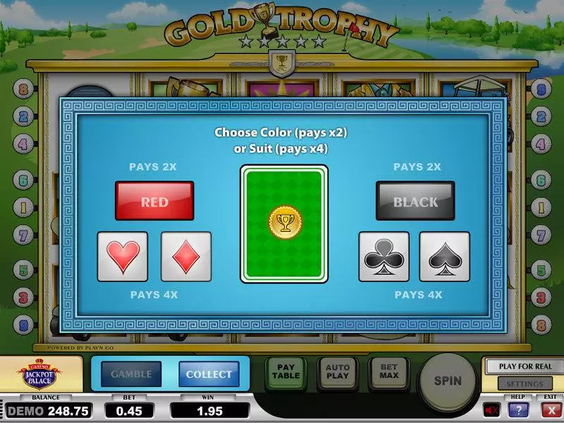 Gold Trophy  Real Money Slot made by Play'n GO - Gamble Screen