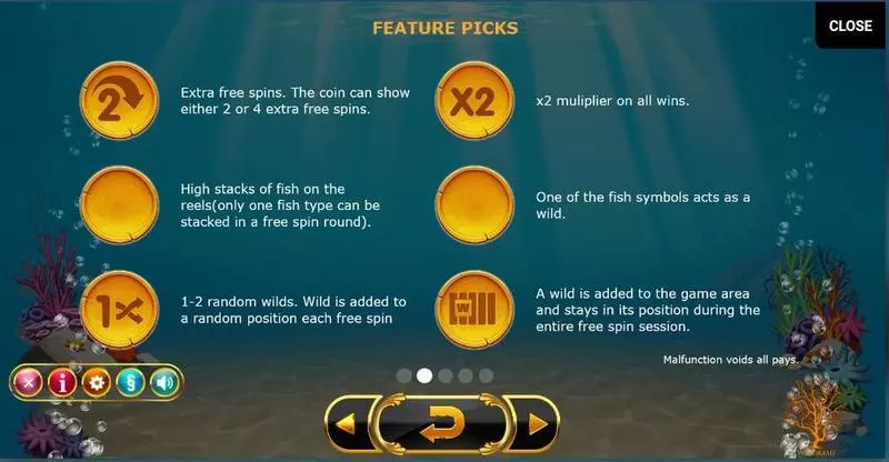 Golden Fish Tank  Real Money Slot made by Yggdrasil - Info and Rules