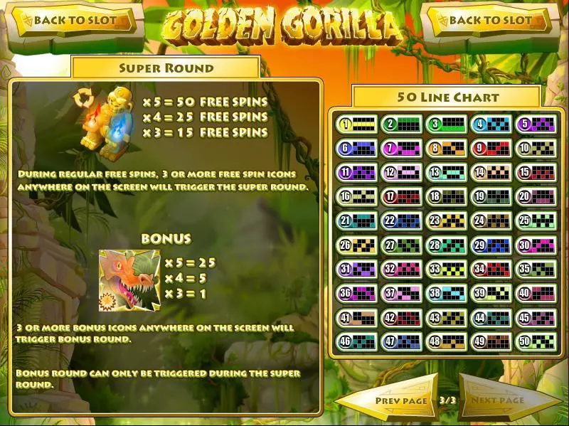 Golden Gorilla  Real Money Slot made by Rival - Info and Rules