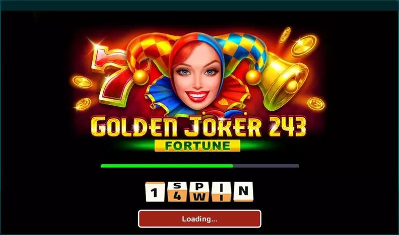 Golden Joker 243 Fortune  Real Money Slot made by 1Spin4Win - Introduction Screen