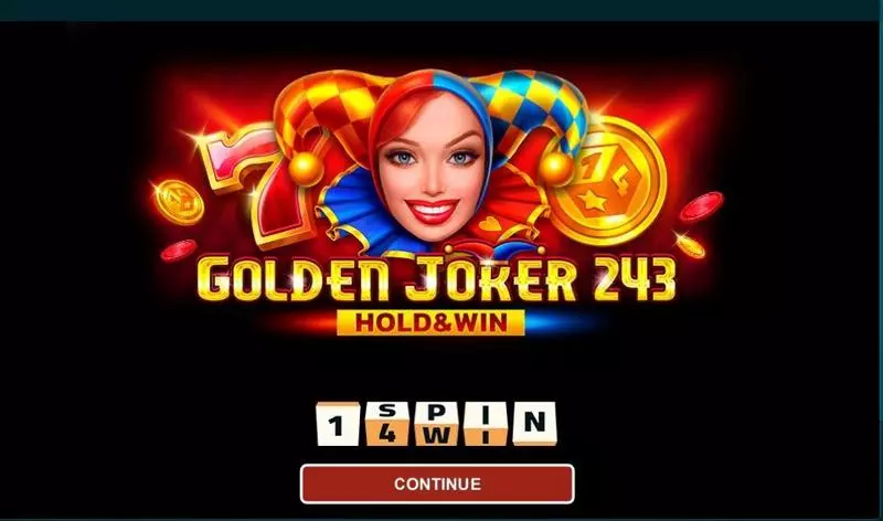 Golden Joker 243 Hold and Win  Real Money Slot made by 1Spin4Win - Introduction Screen