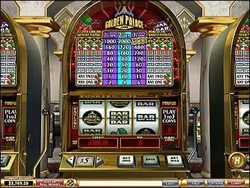 Golden Palace  Real Money Slot made by PlayTech - Main Screen Reels