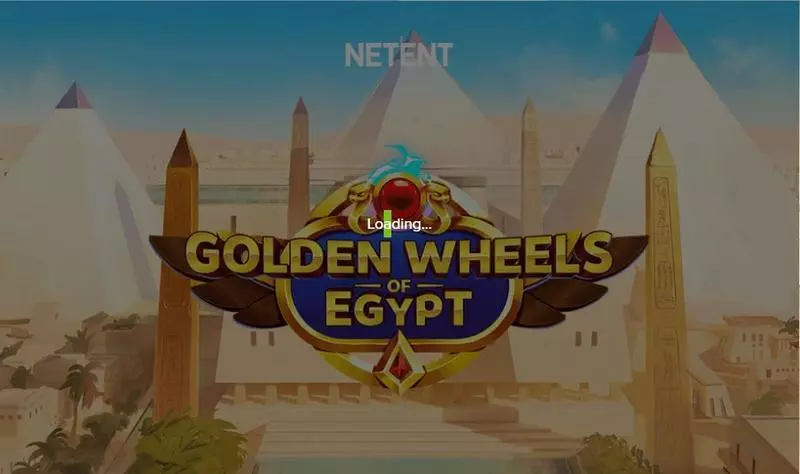 Golden Wheels of Egypt  Real Money Slot made by NetEnt - Introduction Screen