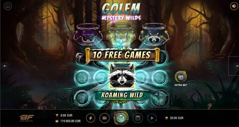 Golem Mystery Wilds  Real Money Slot made by BF Games - Free Spins Feature