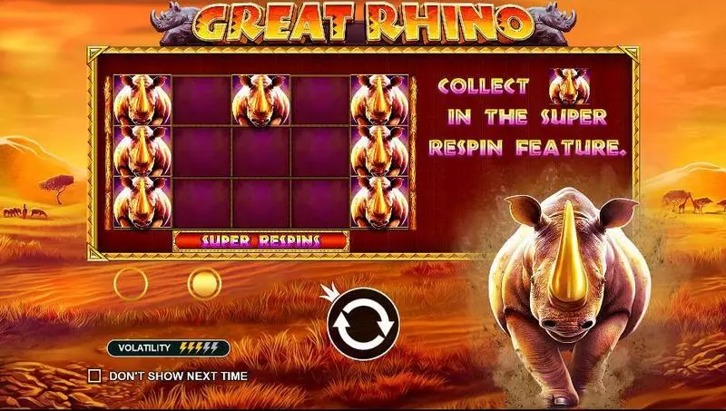 Great Rhino  Real Money Slot made by Pragmatic Play - Info and Rules