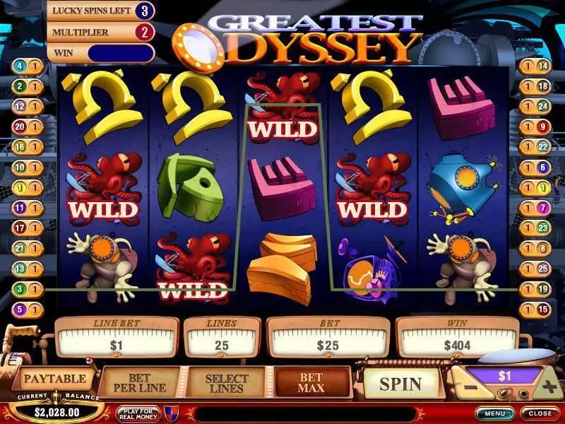 Greatest Odyssey  Real Money Slot made by PlayTech - Bonus 1