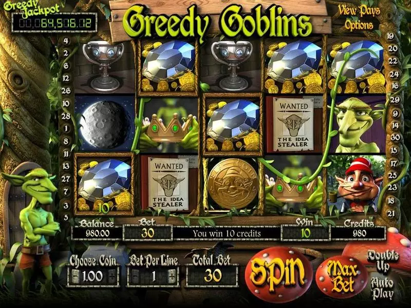 Greedy Goblins  Real Money Slot made by BetSoft - 