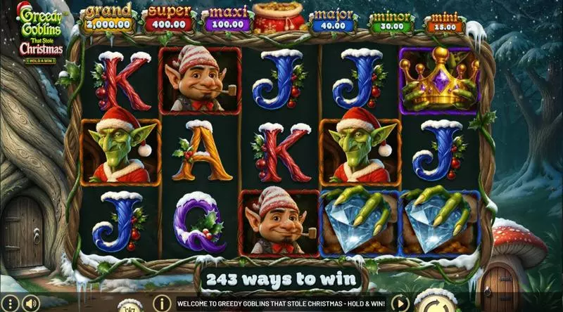 Greedy Goblins That Stole Christmas  Real Money Slot made by BetSoft - Main Screen Reels