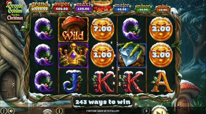 Greedy Goblins That Stole Christmas  Real Money Slot made by BetSoft - Main Screen Reels