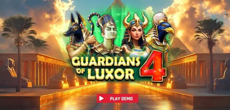 Guardians of Luxor 4  Real Money Slot made by Red Rake Gaming - Introduction Screen