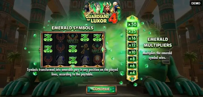 Guardians of Luxor 4  Real Money Slot made by Red Rake Gaming - Info and Rules