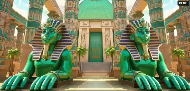 Guardians of Luxor 4  Real Money Slot made by Red Rake Gaming - Introduction Screen