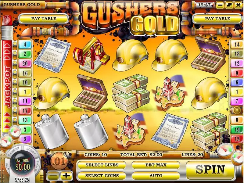 Gushers Gold  Real Money Slot made by Rival - Main Screen Reels