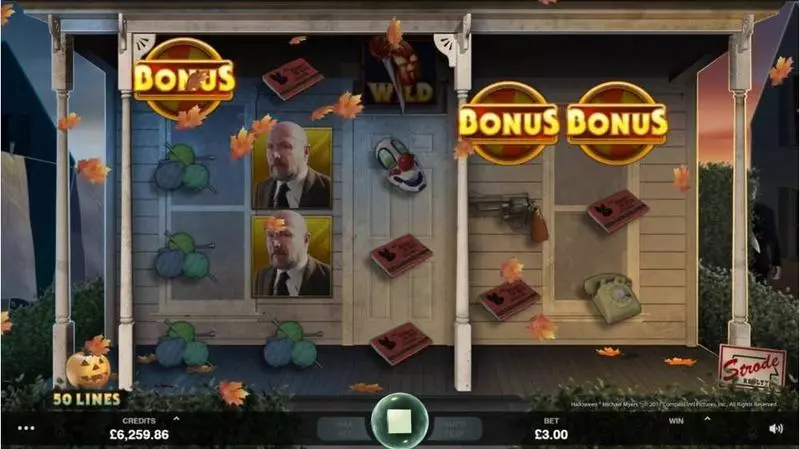 Halloween  Real Money Slot made by Microgaming - Main Screen Reels