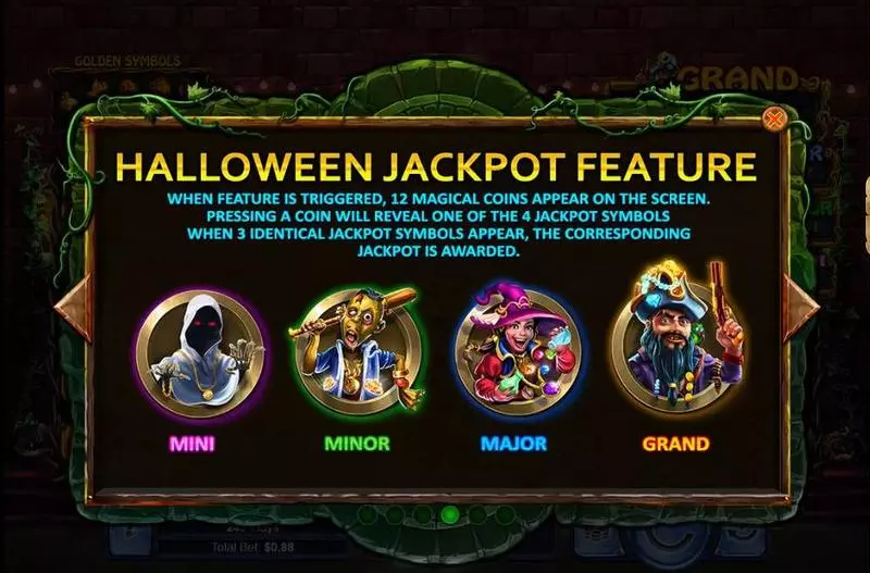 Halloween Treasures  Real Money Slot made by RTG - Free Spins Feature