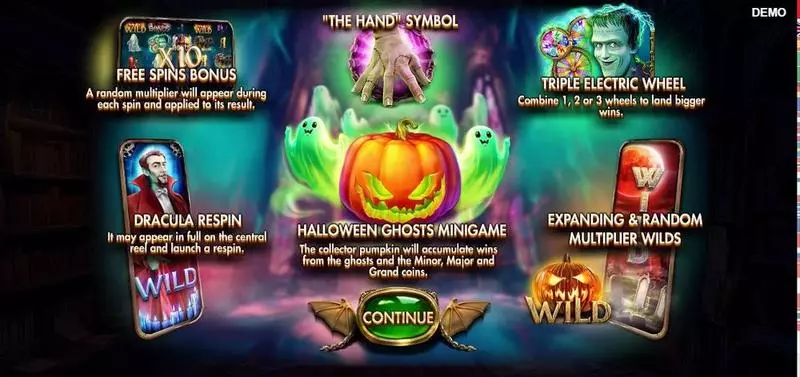 Halloween Wins 2  Real Money Slot made by Red Rake Gaming - Main Screen Reels