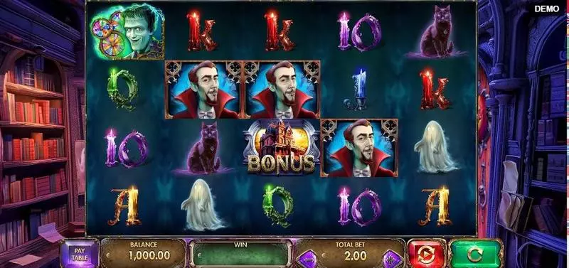 Halloween Wins 2  Real Money Slot made by Red Rake Gaming - Main Screen Reels