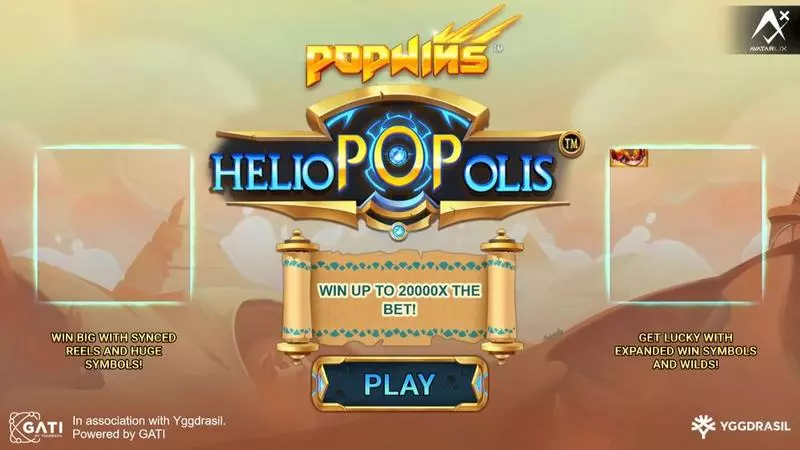 HelioPOPolis  Real Money Slot made by AvatarUX - Info and Rules