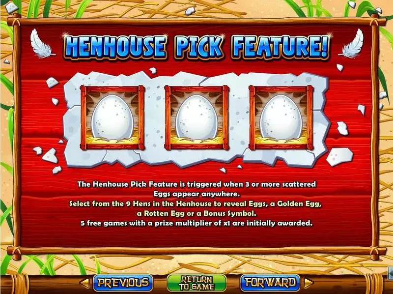 Hen House  Real Money Slot made by RTG - Info and Rules