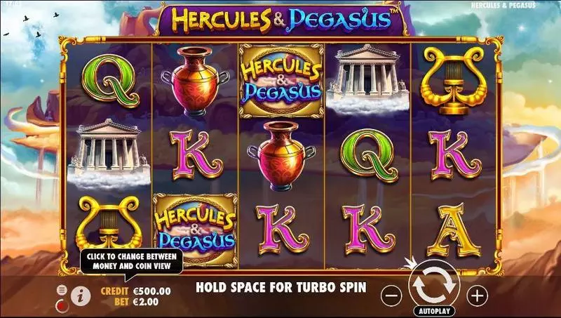 Hercules and Pegasus  Real Money Slot made by Pragmatic Play - Main Screen Reels