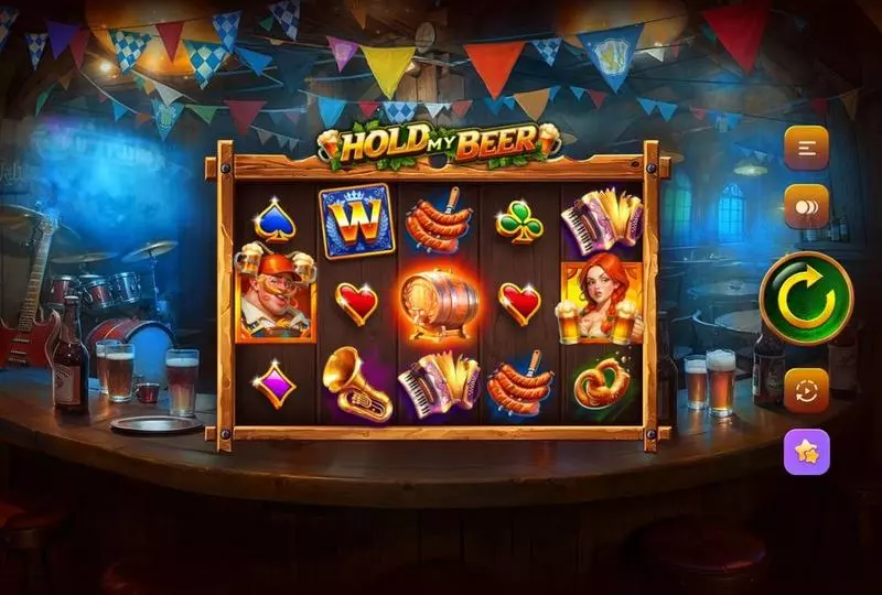 Hold My Beer  Real Money Slot made by TrueLab Games - Main Screen Reels