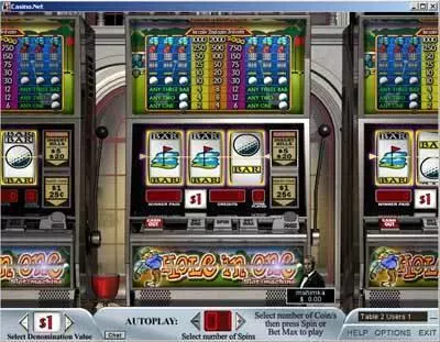 Hole in One  Real Money Slot made by Boss Media - Main Screen Reels
