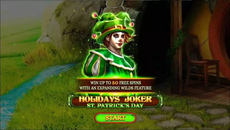 Holidays Joker – St. Patrick’s Day  Real Money Slot made by Spinomenal - Introduction Screen
