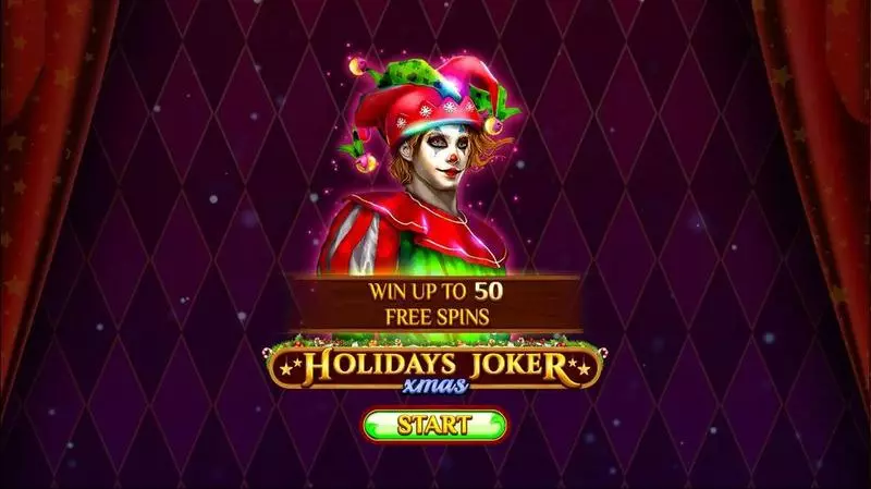 Holidays Joker – Xmas  Real Money Slot made by Spinomenal - Introduction Screen