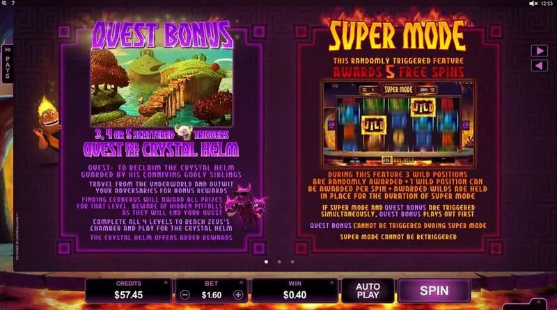 Hot as Hades  Real Money Slot made by Microgaming - Info and Rules