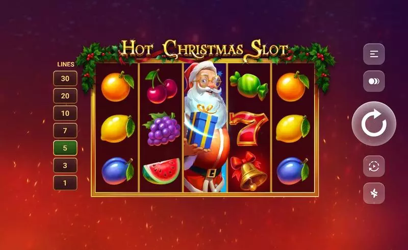 Hot Christmas Slot  Real Money Slot made by TrueLab Games - Main Screen Reels